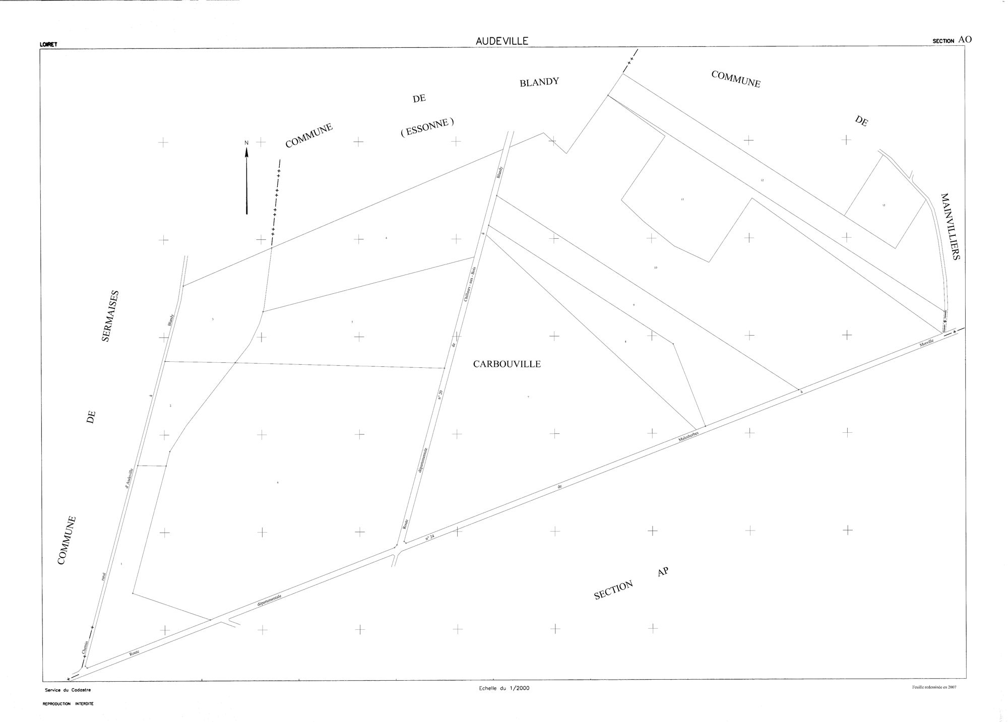 Audeville - Sections
