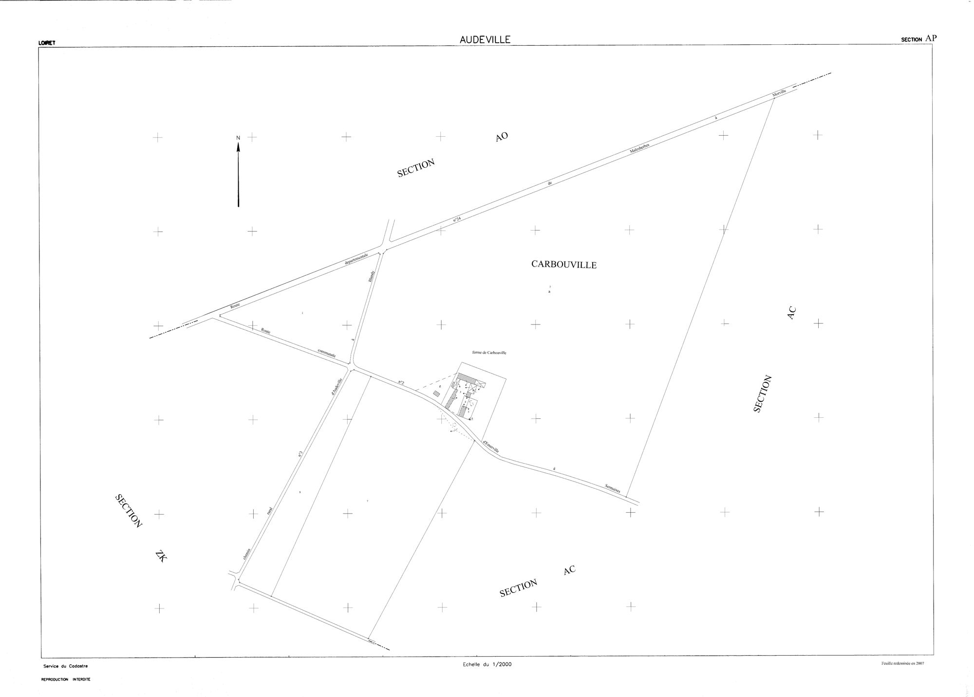 Audeville - Sections