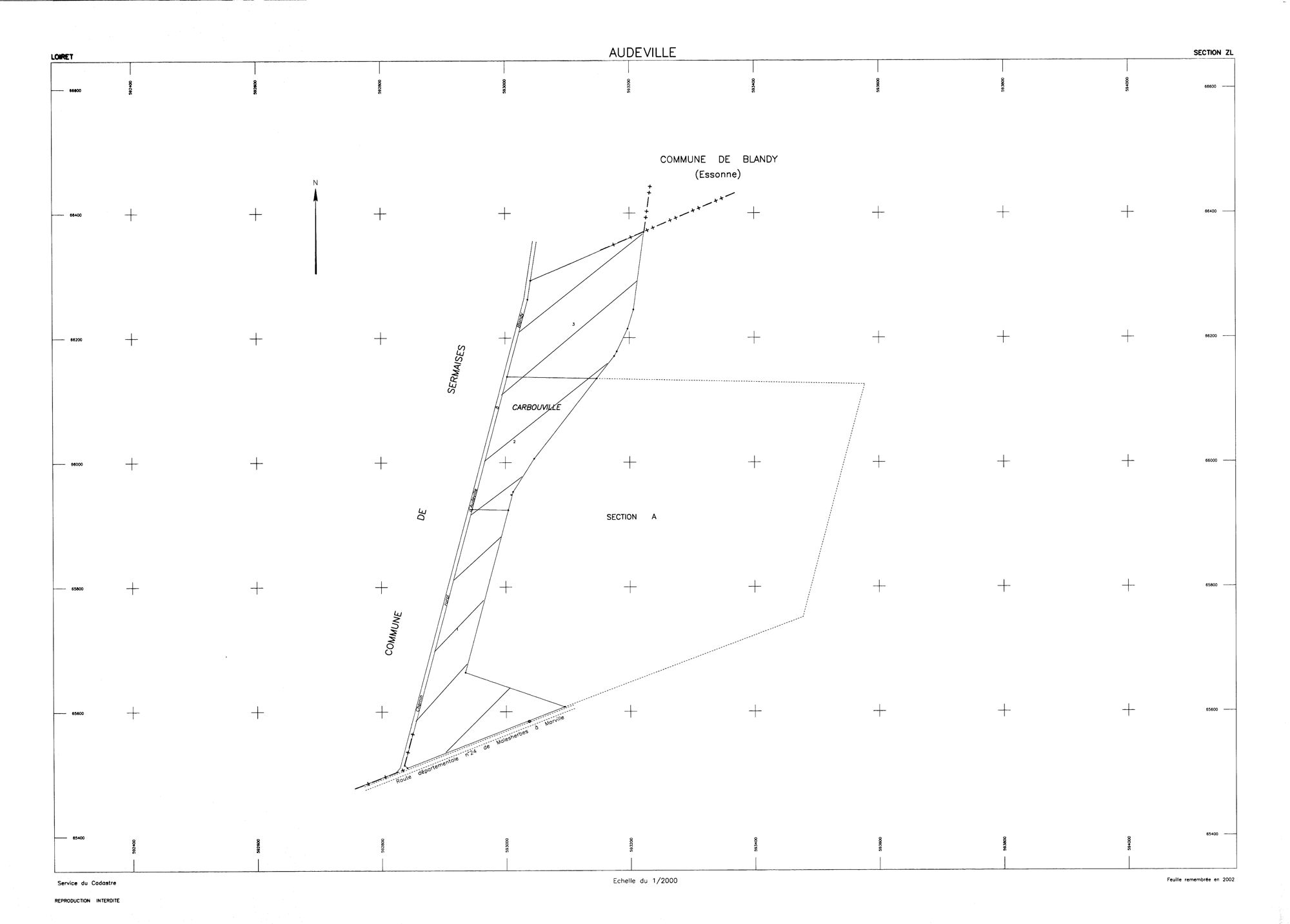 Audeville - Sections