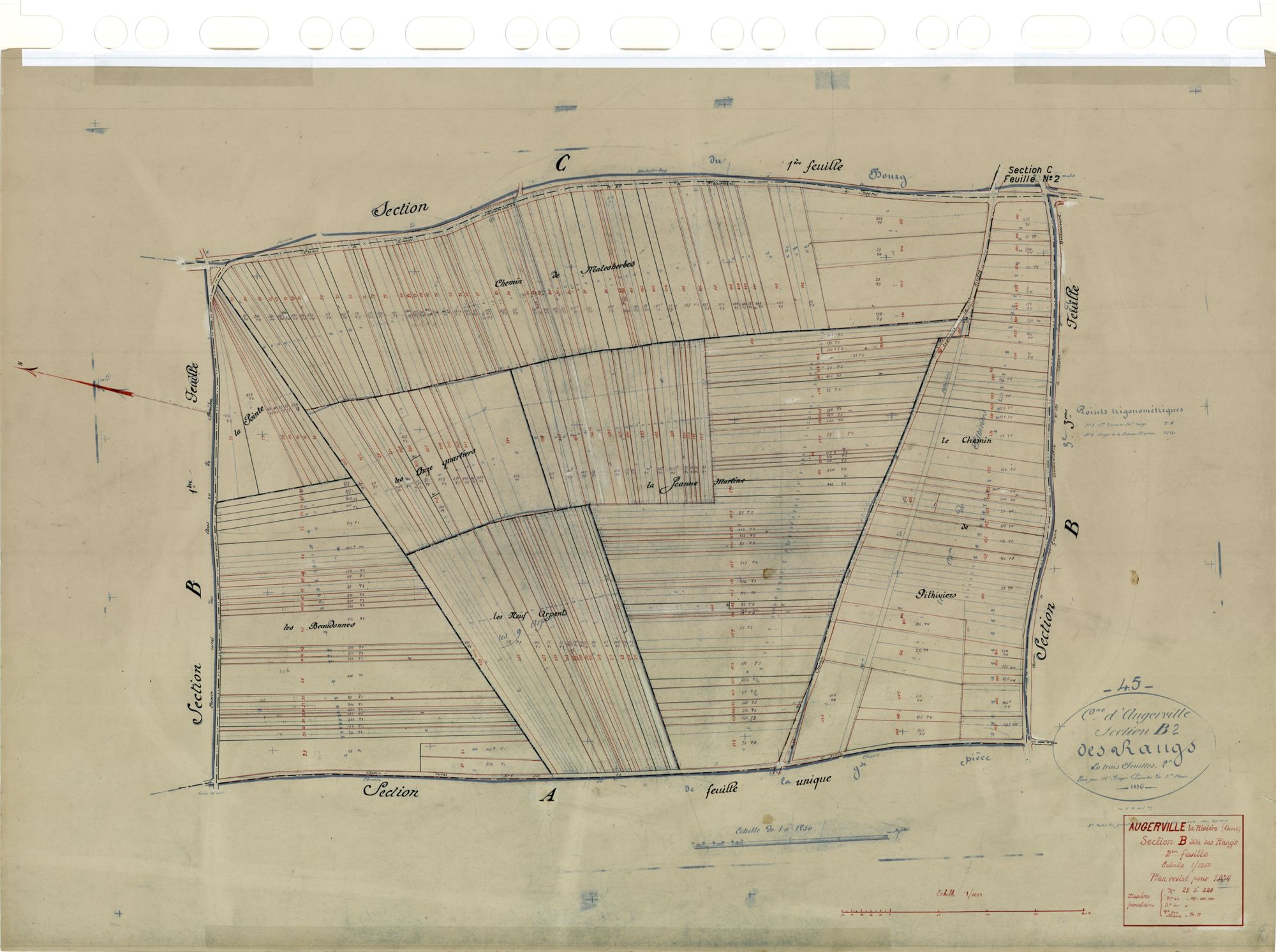 Augerville-la-Rivière - Sections