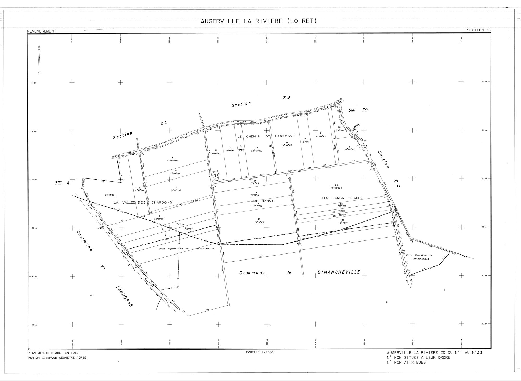 Augerville-la-Rivière - Sections