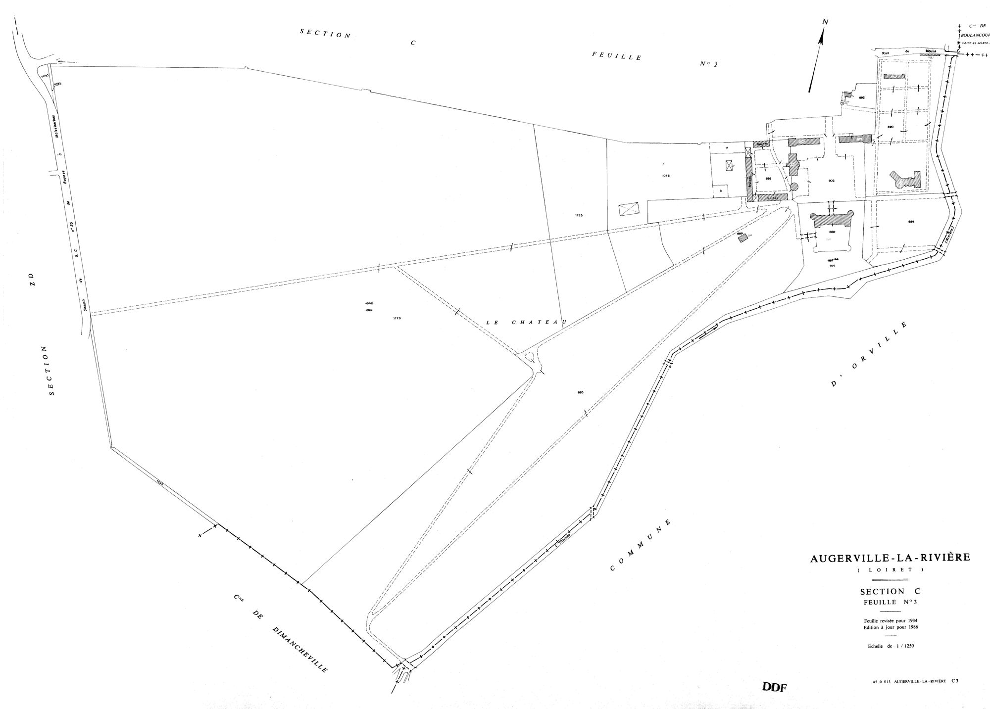 Augerville-la-Rivière - Sections