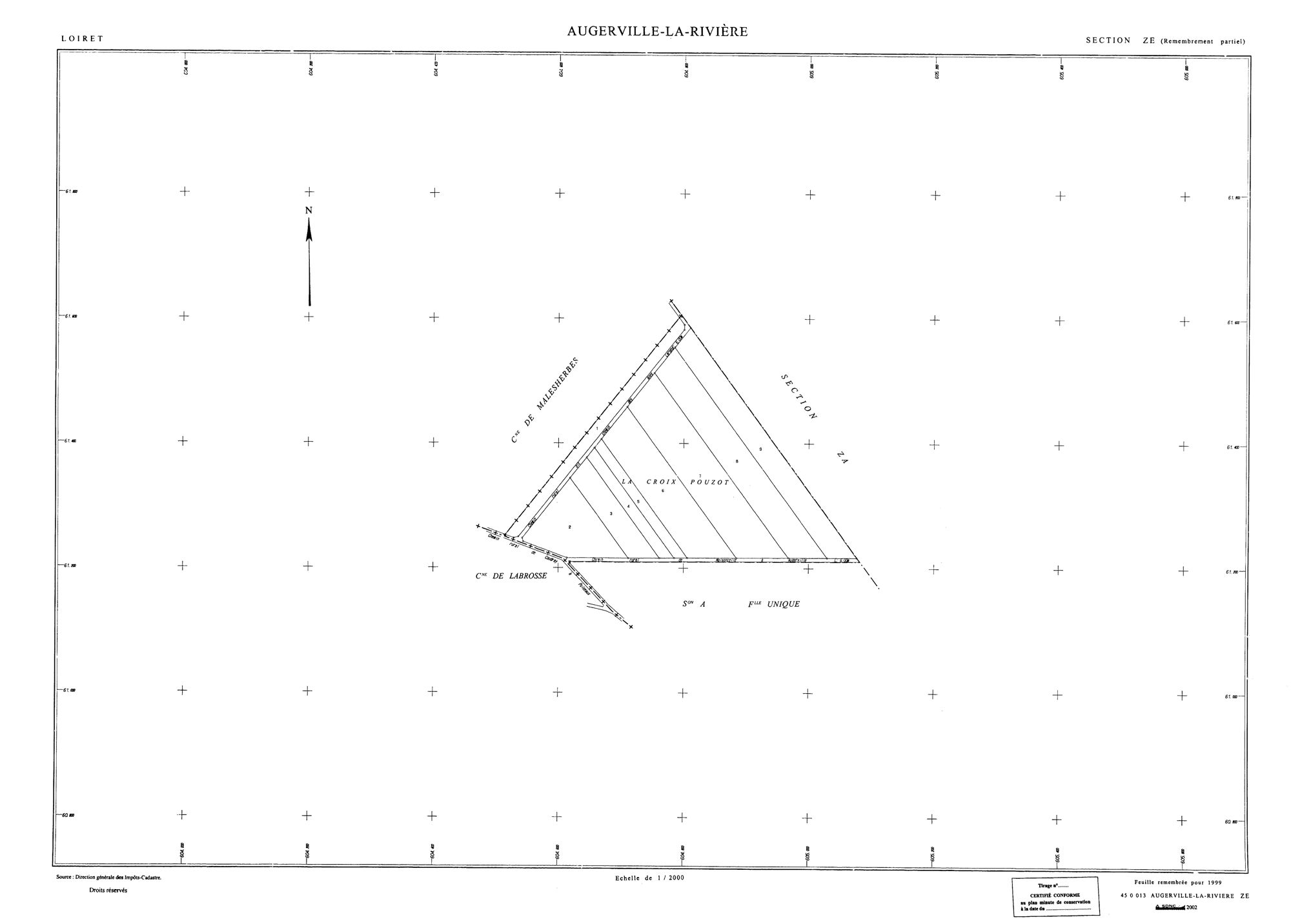 Augerville-la-Rivière - Sections