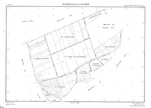 Augerville-la-Rivière - Sections