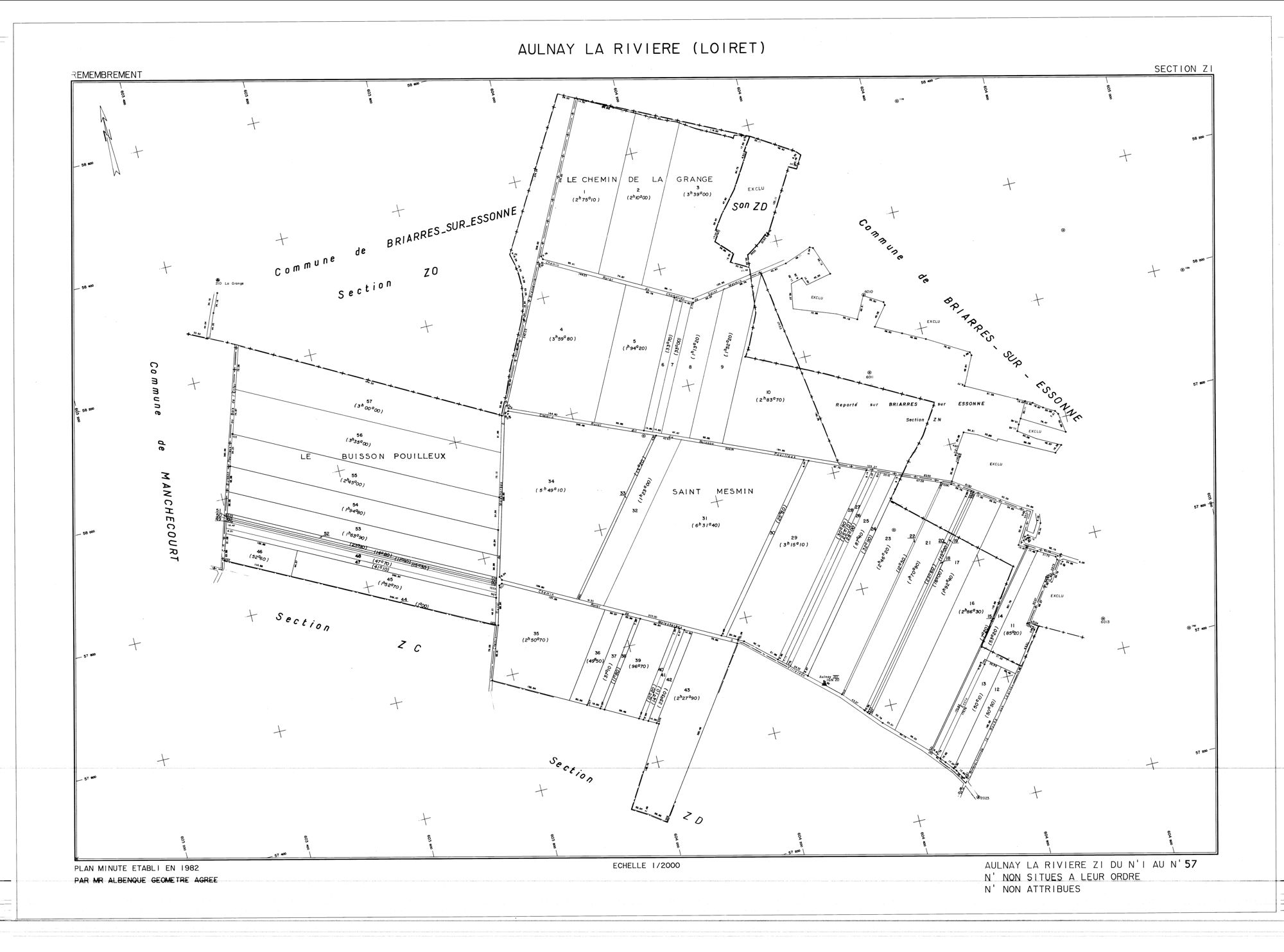 Aulnay-la-Rivière - Sections
