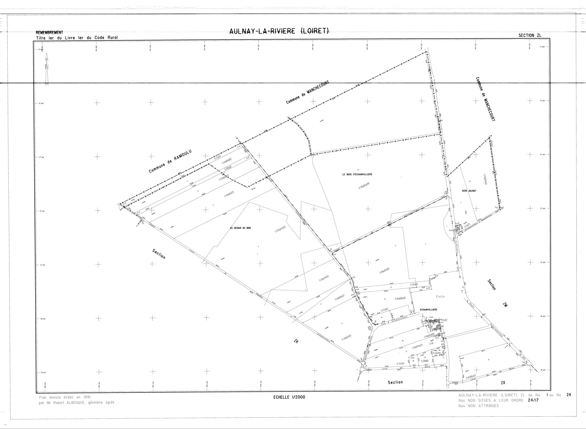 Aulnay-la-Rivière - Sections
