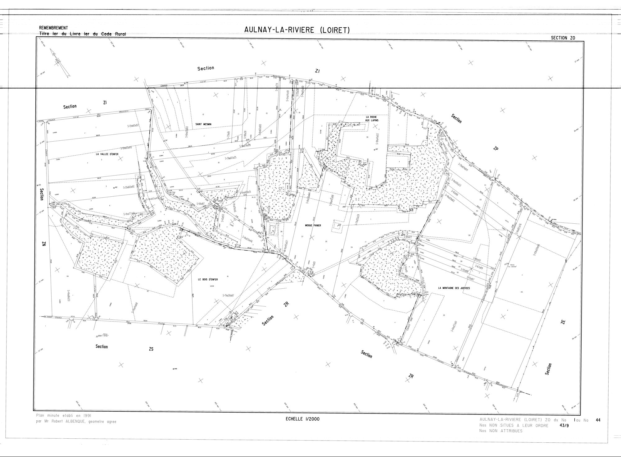 Aulnay-la-Rivière - Sections