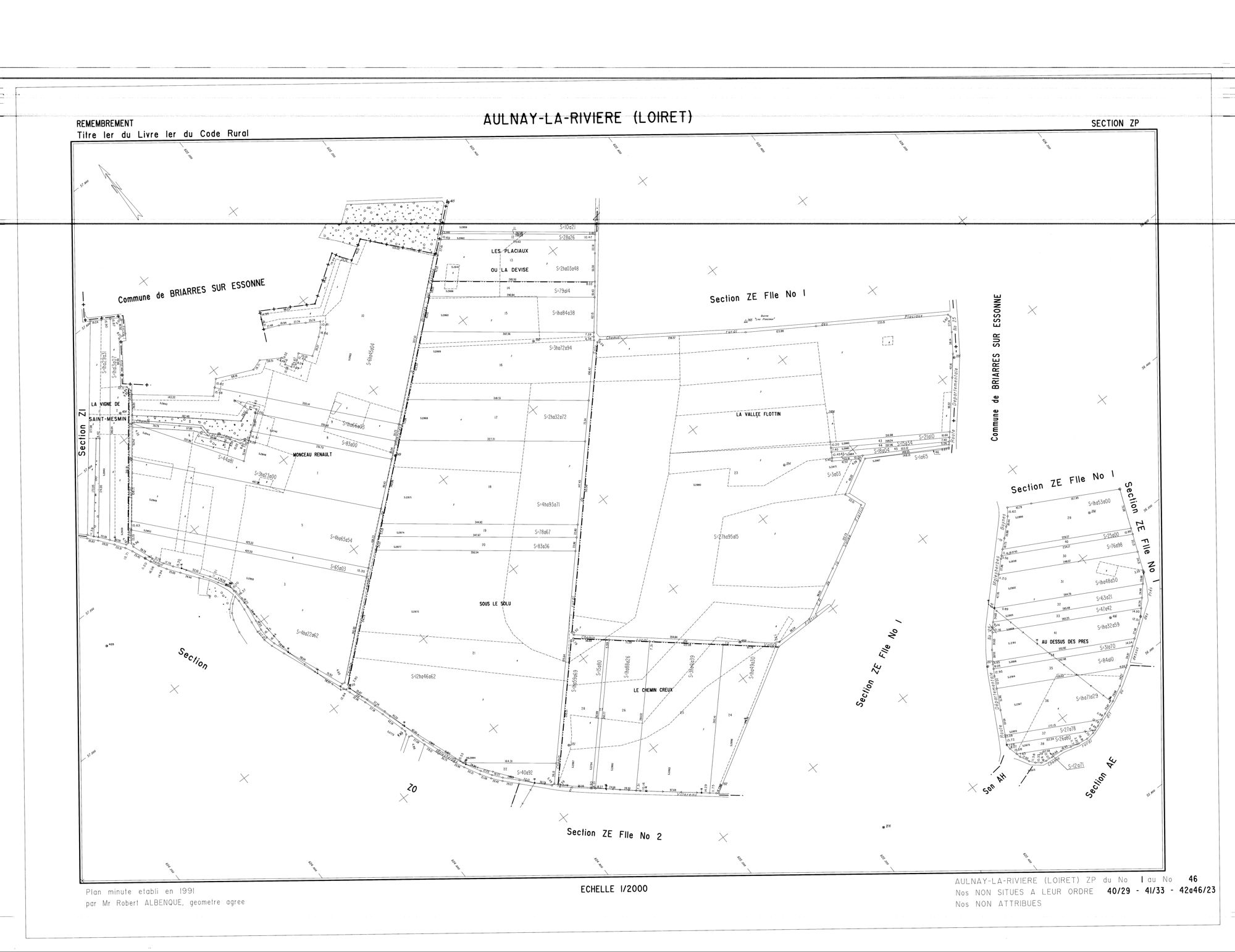 Aulnay-la-Rivière - Sections