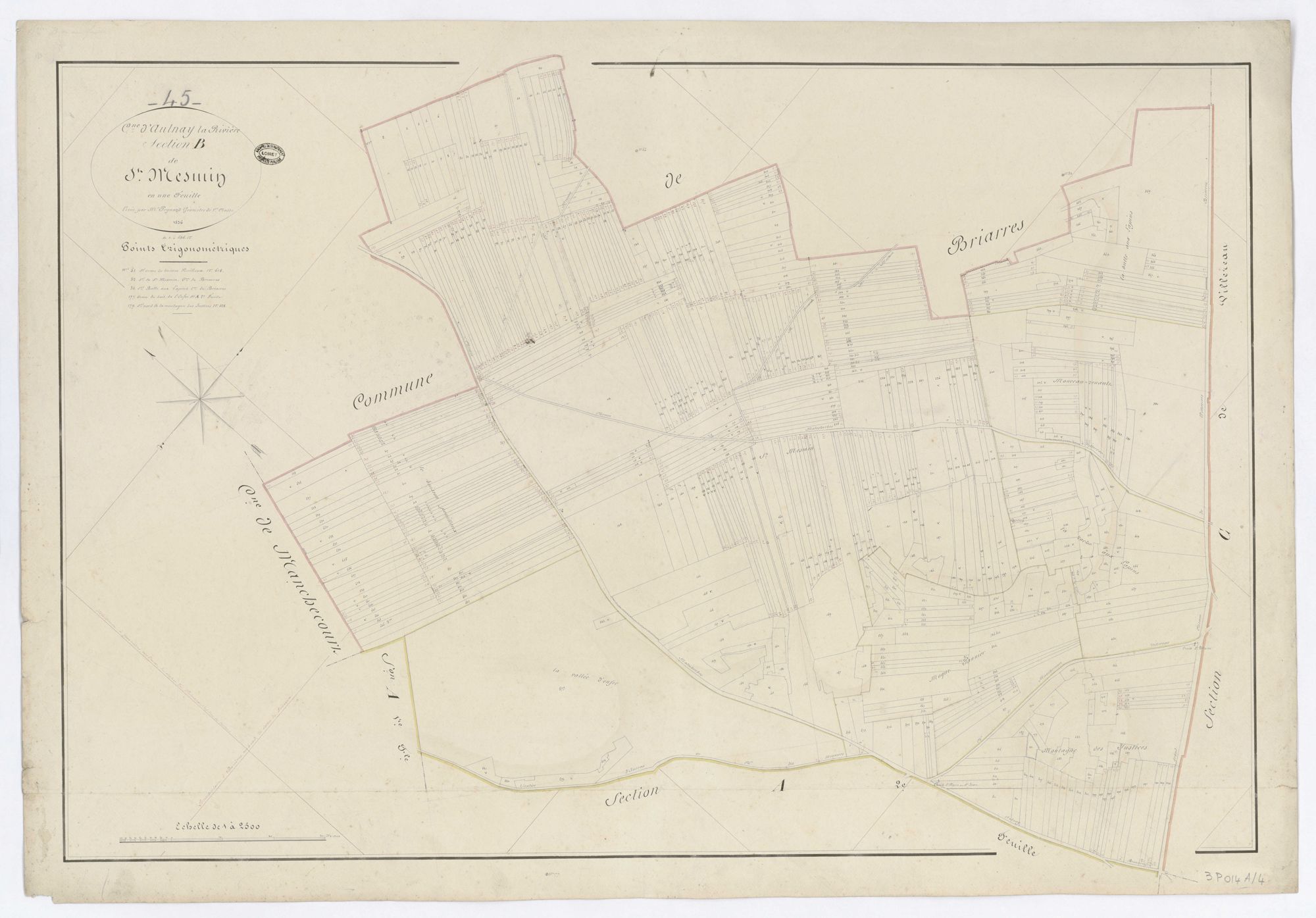Aulnay-la-Rivière - Sections