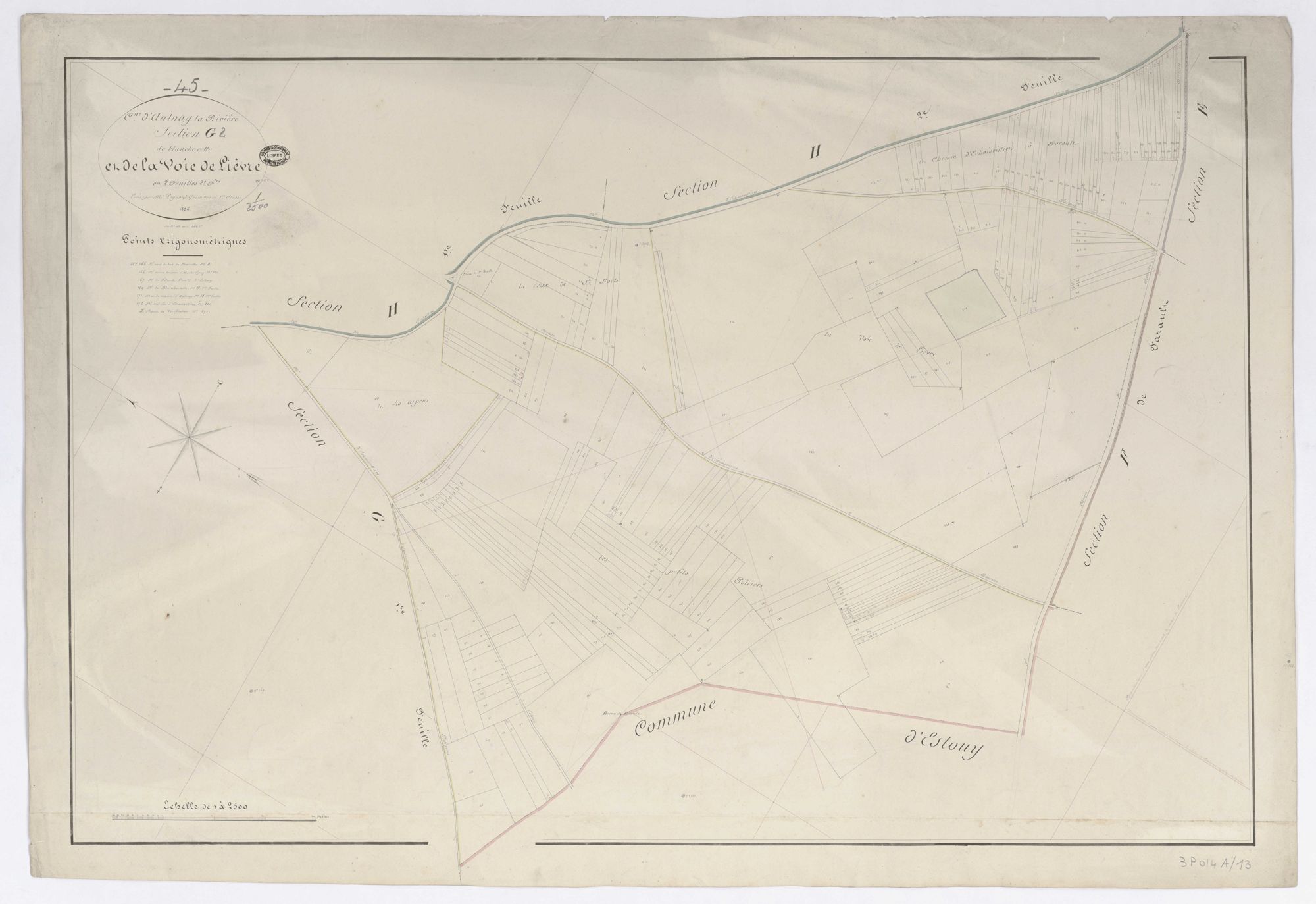 Aulnay-la-Rivière - Sections