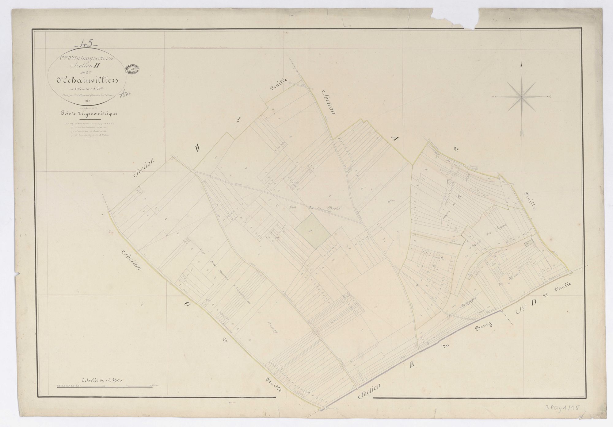 Aulnay-la-Rivière - Sections