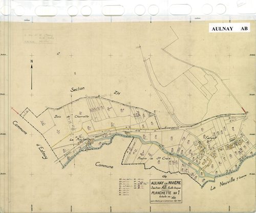 Aulnay-la-Rivière - Sections