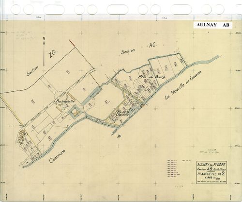Aulnay-la-Rivière - Sections