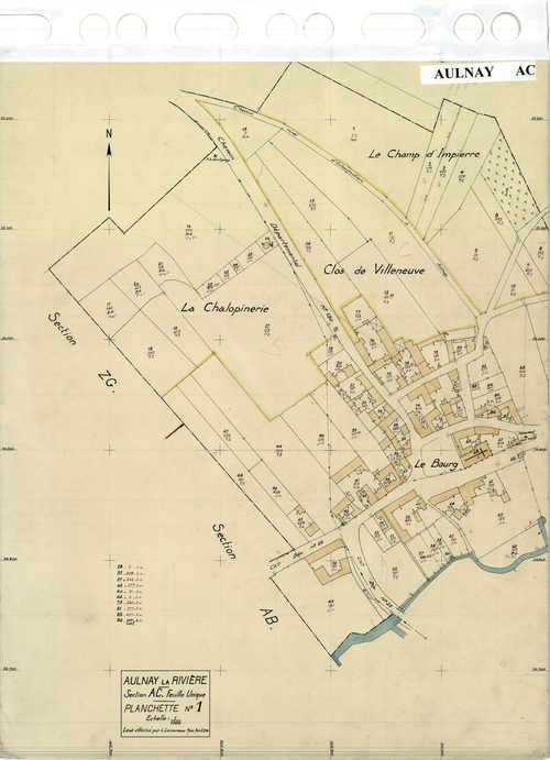 Aulnay-la-Rivière - Sections