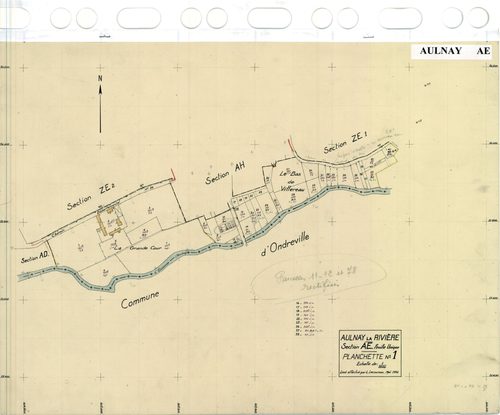 Aulnay-la-Rivière - Sections