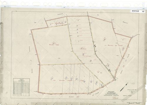 Aulnay-la-Rivière - Sections