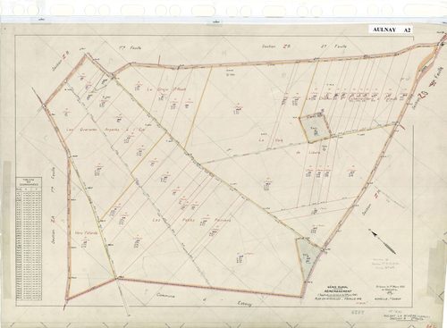 Aulnay-la-Rivière - Sections