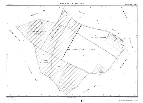 Aulnay-la-Rivière - Sections