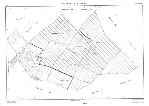 Aulnay-la-Rivière - Sections