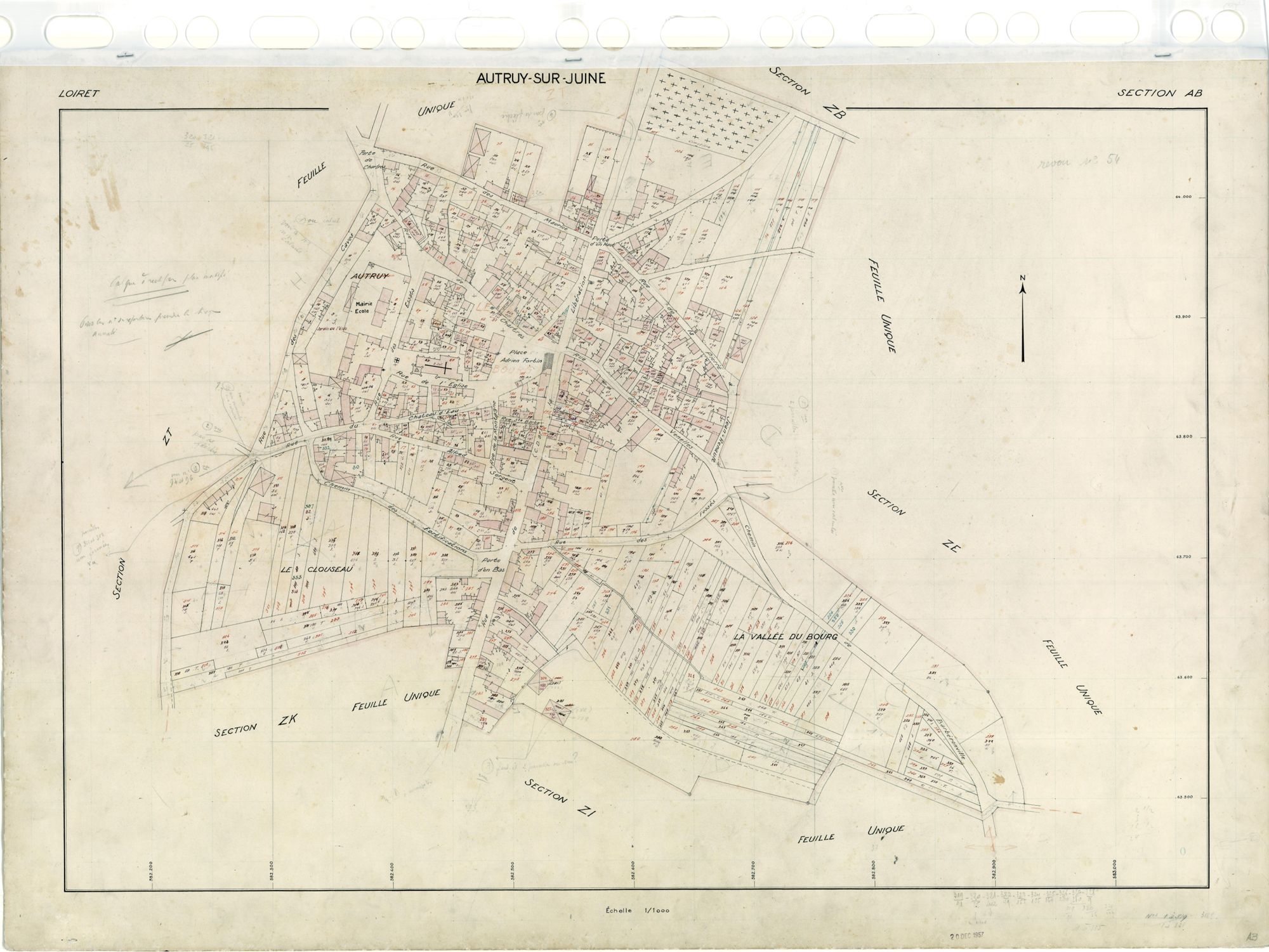 Autruy-sur-Juine - Sections