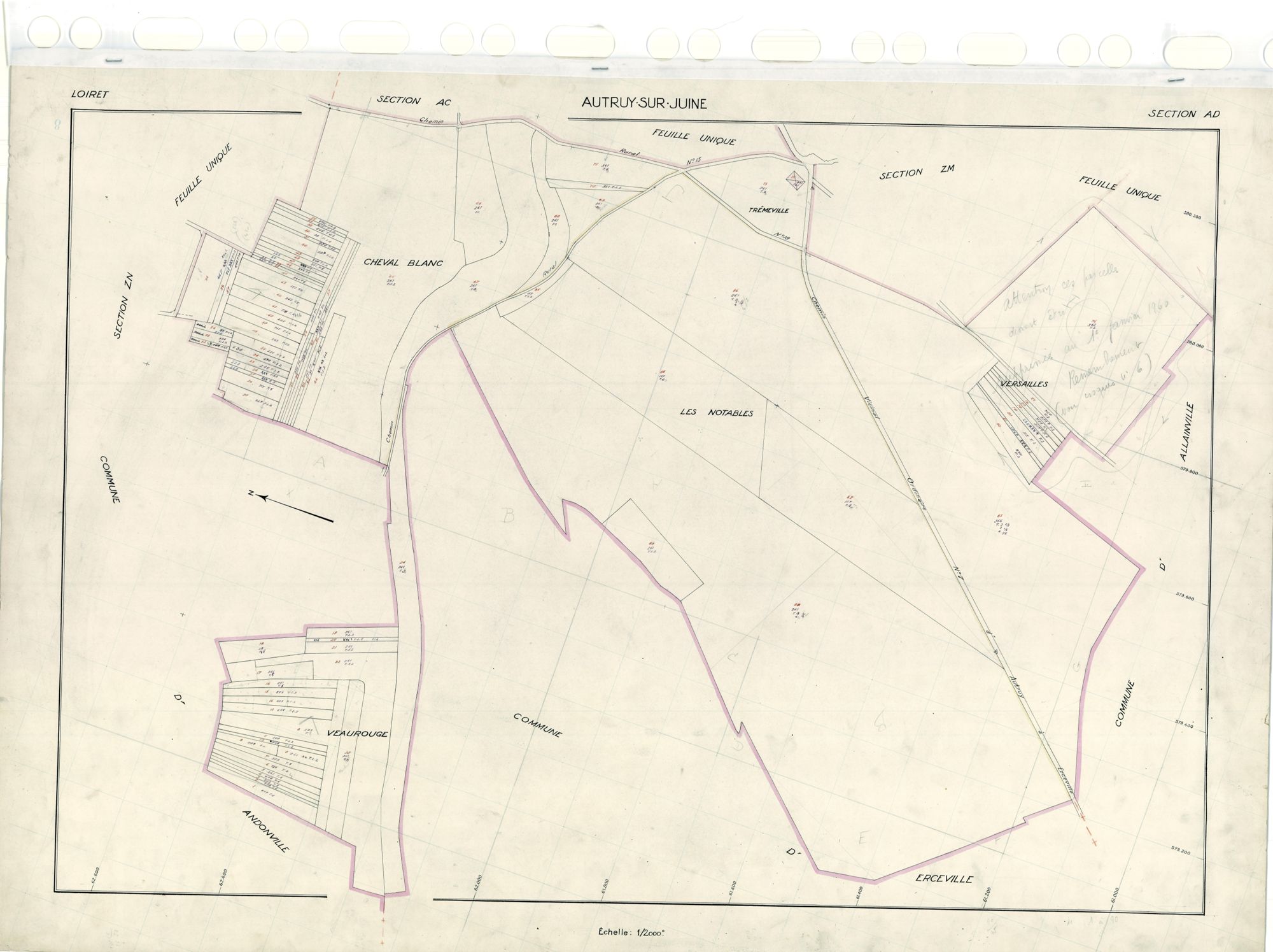 Autruy-sur-Juine - Sections