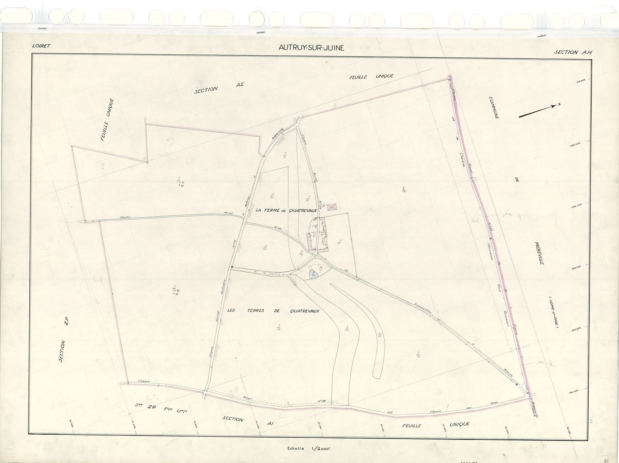 Autruy-sur-Juine - Sections