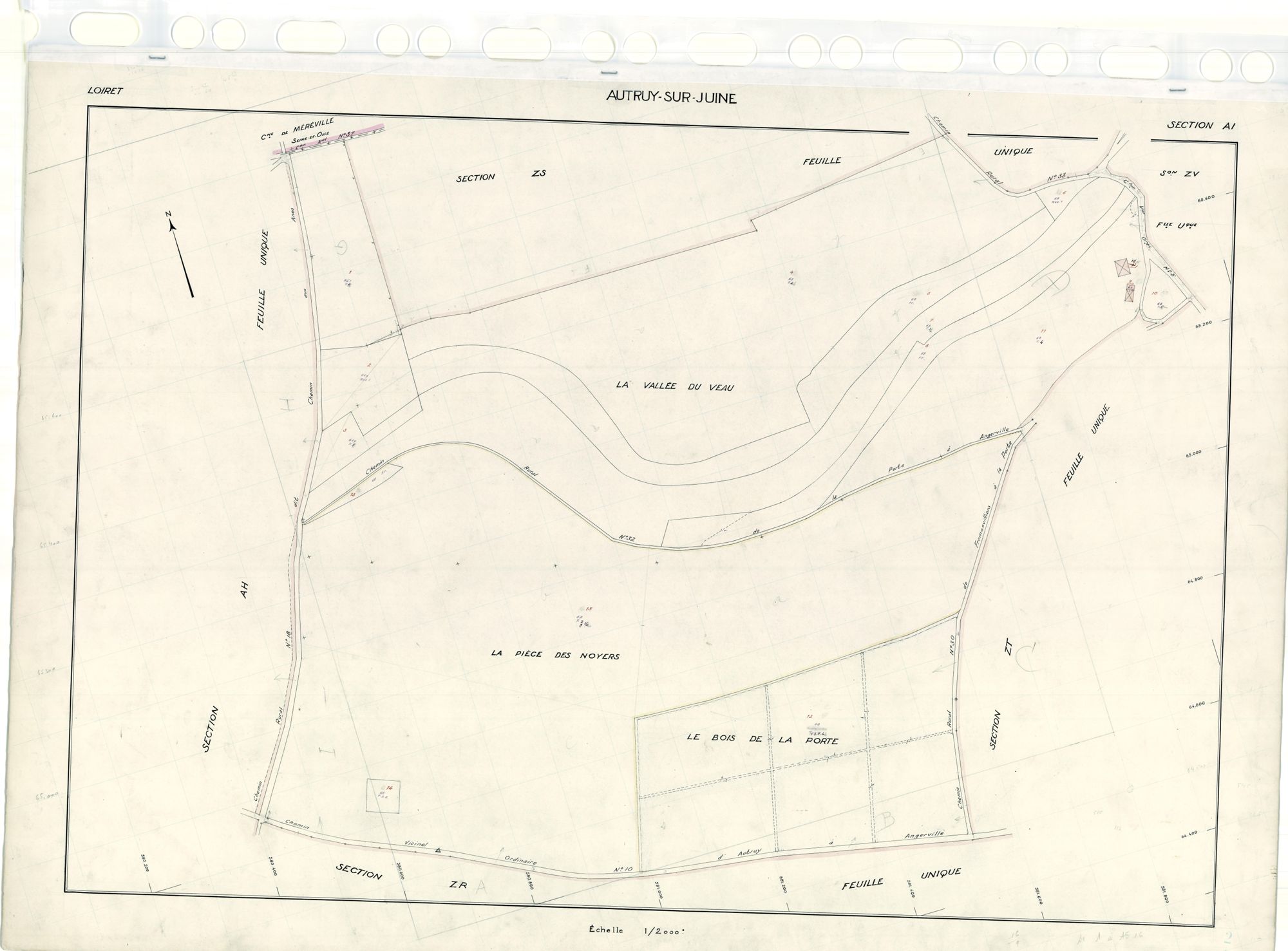 Autruy-sur-Juine - Sections