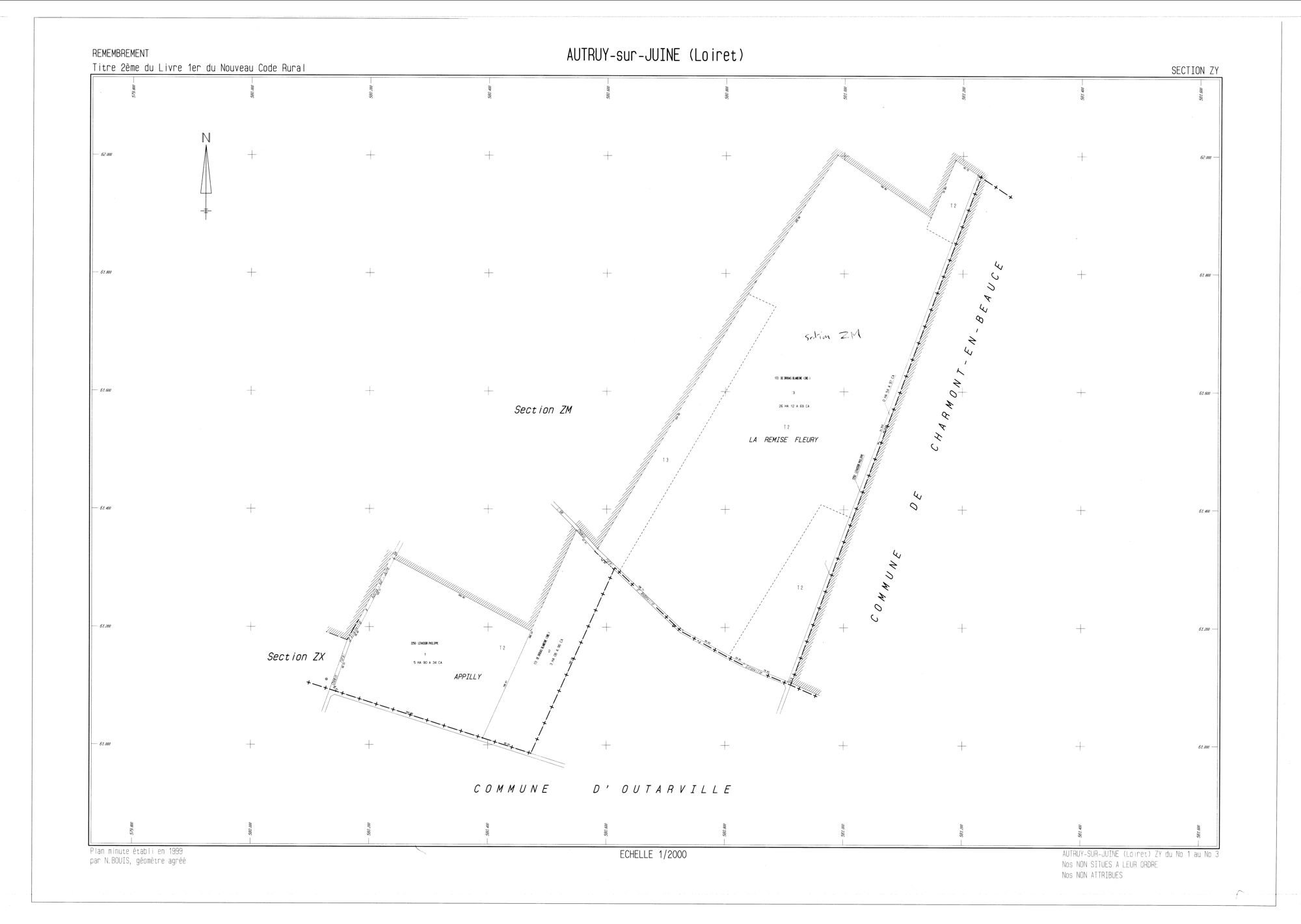 Autruy-sur-Juine - Sections
