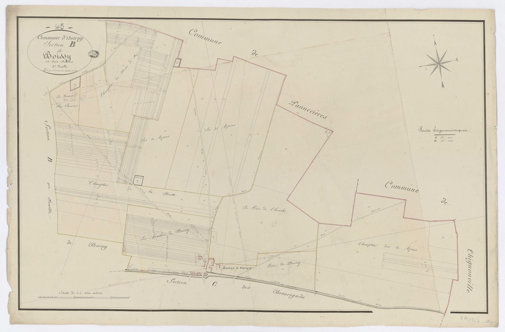 Autruy-sur-Juine - Sections