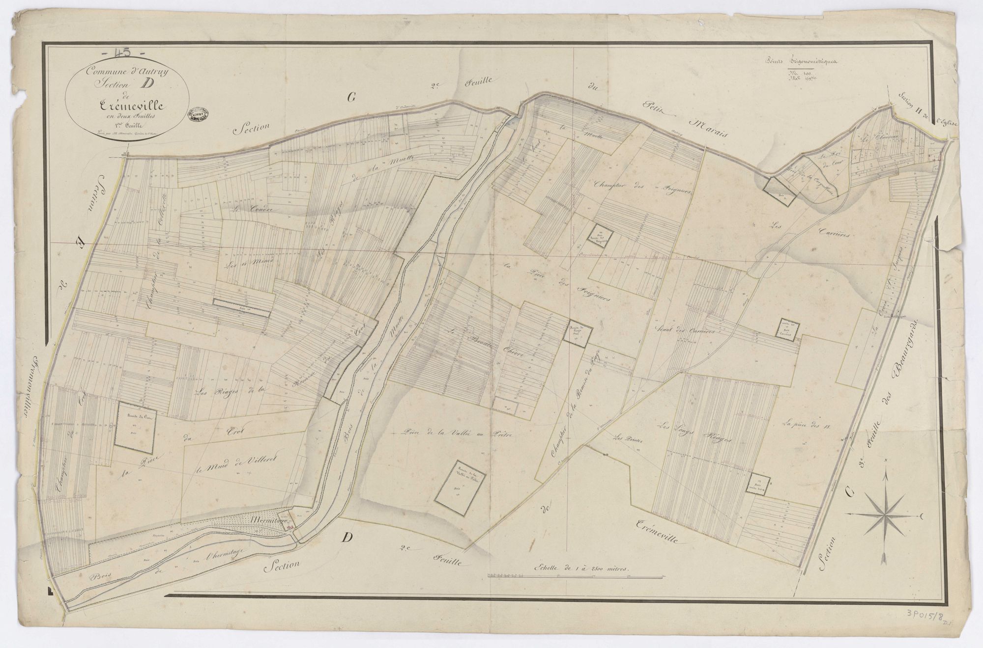 Autruy-sur-Juine - Sections
