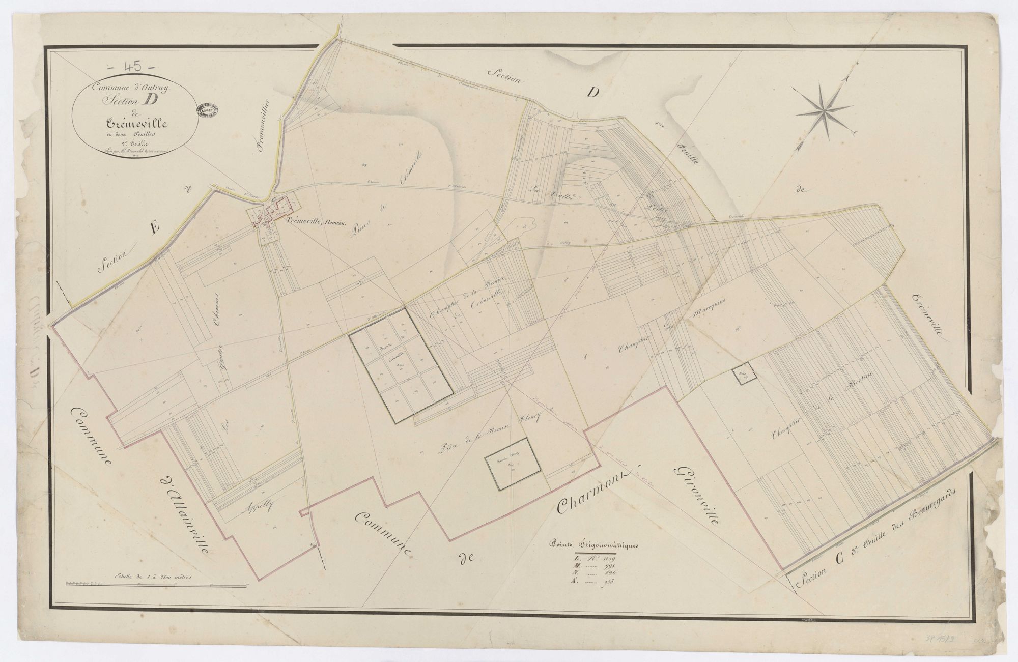 Autruy-sur-Juine - Sections