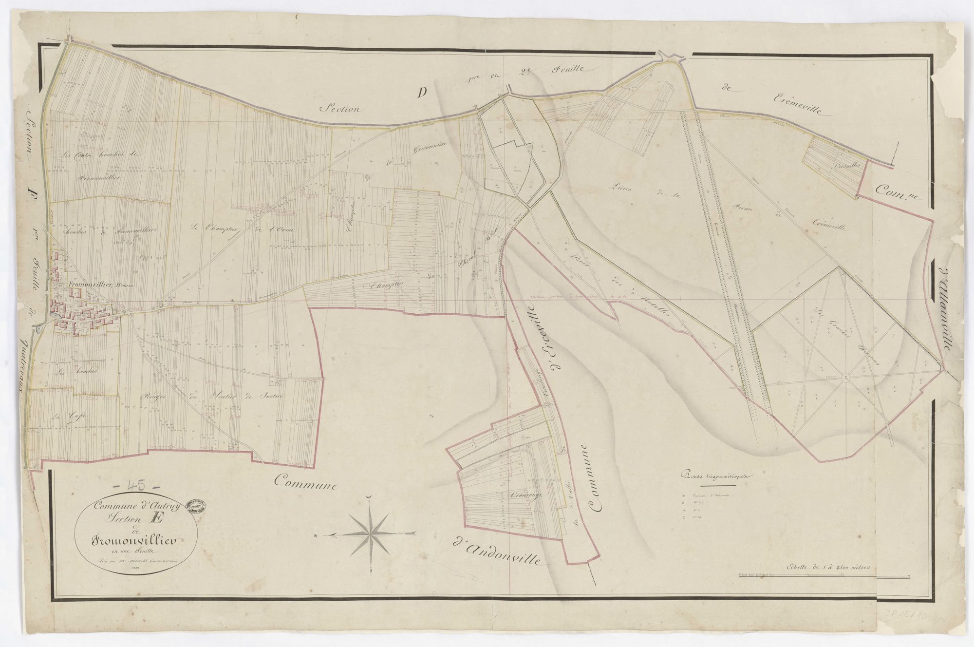 Autruy-sur-Juine - Sections
