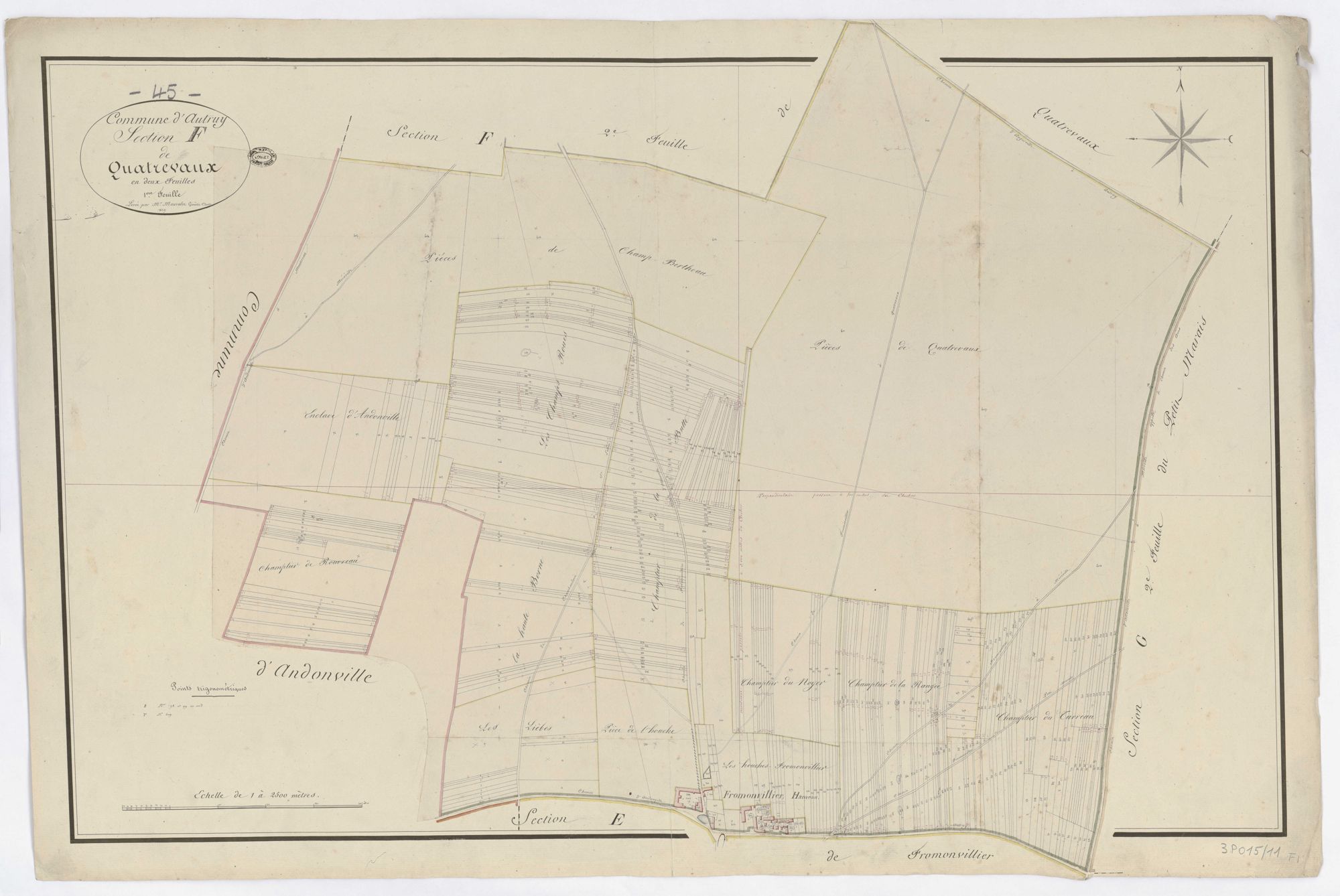 Autruy-sur-Juine - Sections