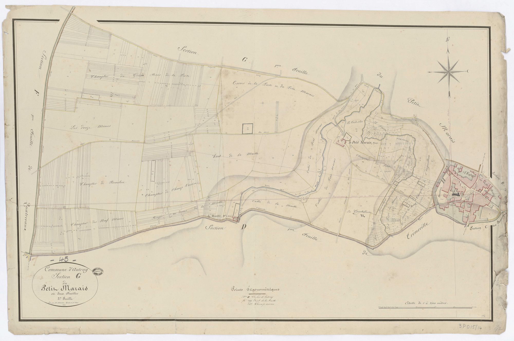 Autruy-sur-Juine - Sections