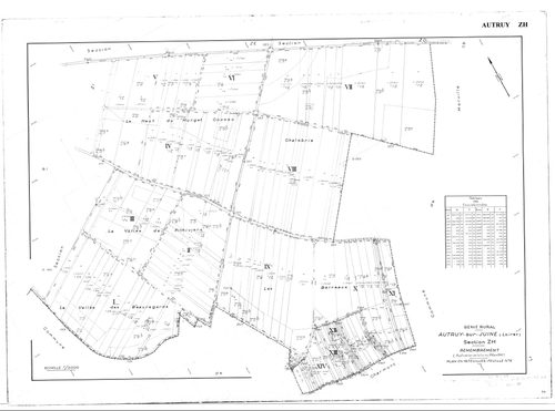 Autruy-sur-Juine - Sections