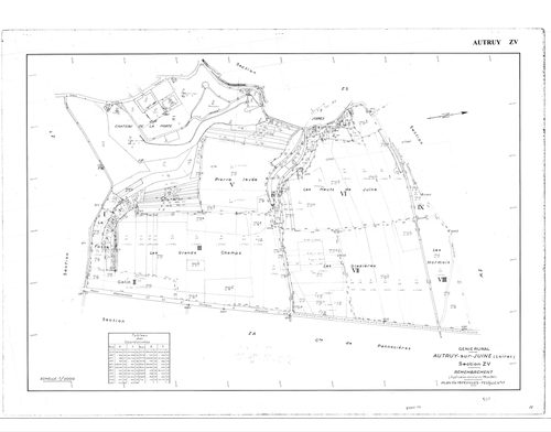 Autruy-sur-Juine - Sections