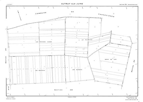 Autruy-sur-Juine - Sections