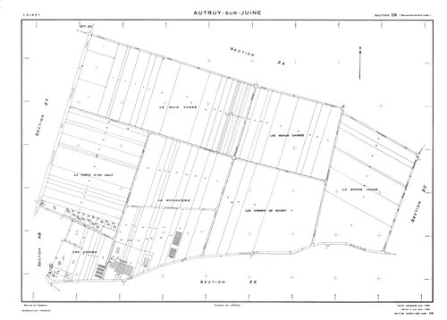 Autruy-sur-Juine - Sections