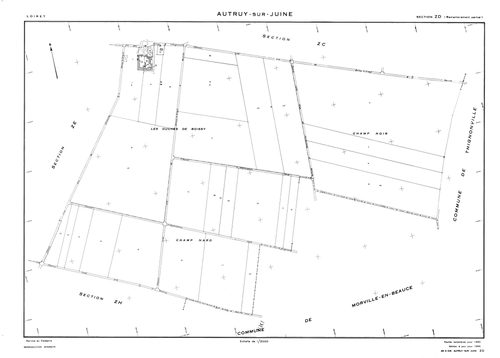 Autruy-sur-Juine - Sections