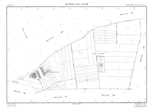 Autruy-sur-Juine - Sections