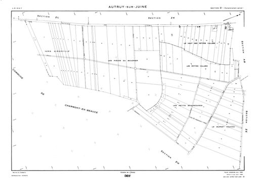 Autruy-sur-Juine - Sections