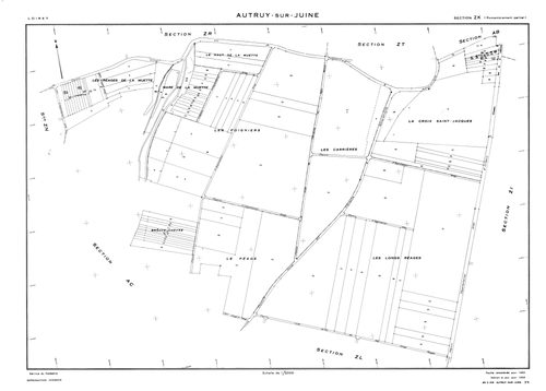 Autruy-sur-Juine - Sections
