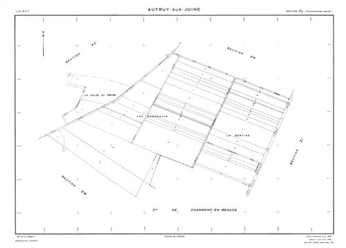 Autruy-sur-Juine - Sections