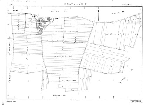 Autruy-sur-Juine - Sections