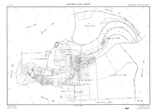 Autruy-sur-Juine - Sections