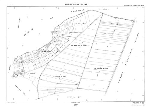 Autruy-sur-Juine - Sections