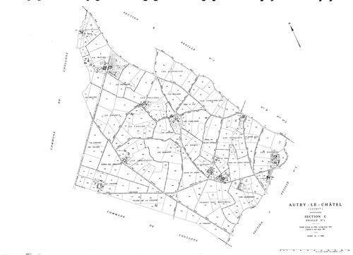 Autry-le-Châtel - Sections