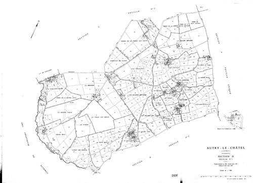 Autry-le-Châtel - Sections