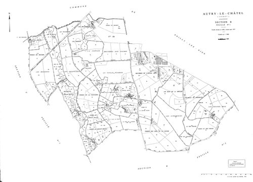 Autry-le-Châtel - Sections