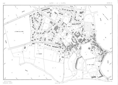 Autry-le-Châtel - Sections